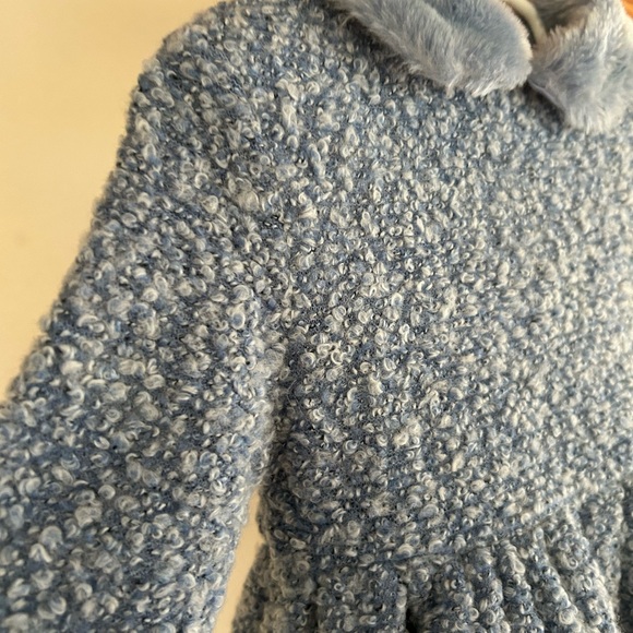 Lesy Lisseta Cosi Faux Fur Belted Dress Size 3T - Picture 11 of 11